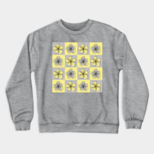 Simple vintage flower pattern Crewneck Sweatshirt